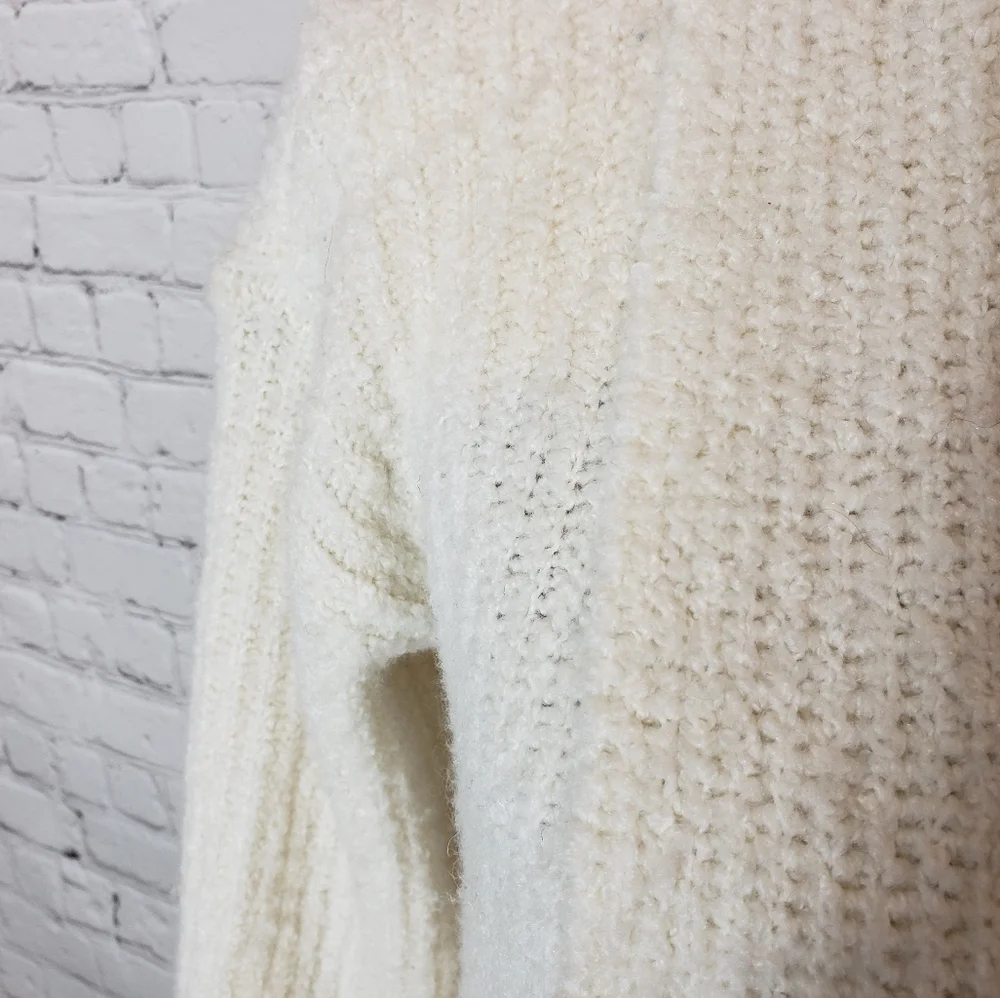 BCBGMaxAzri cream long cardigan sweater - Picture 5 of 7